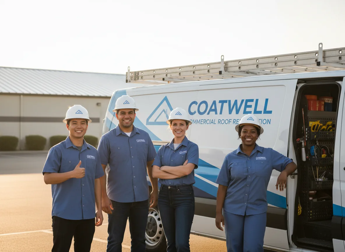 Commercial roof coating company in Pilot Point, TX
