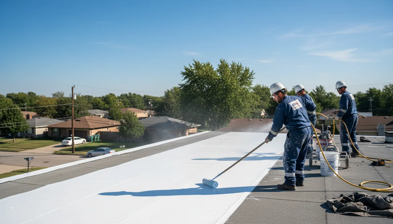 Commercial roof coating in Pilot Point, TX near me